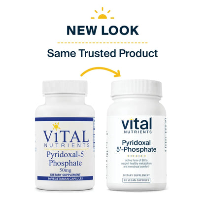 same trusted product Pyridoxal 5 Phosphate 50mg Dietary Supplement - Pyridoxal-5 Phosphate 100mg Per Serving