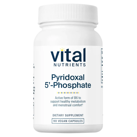 Vital Nutrients Pyridoxal 5 Phosphate 50mg - Supports Healthy Nerve Function and Musculoskeletal Function