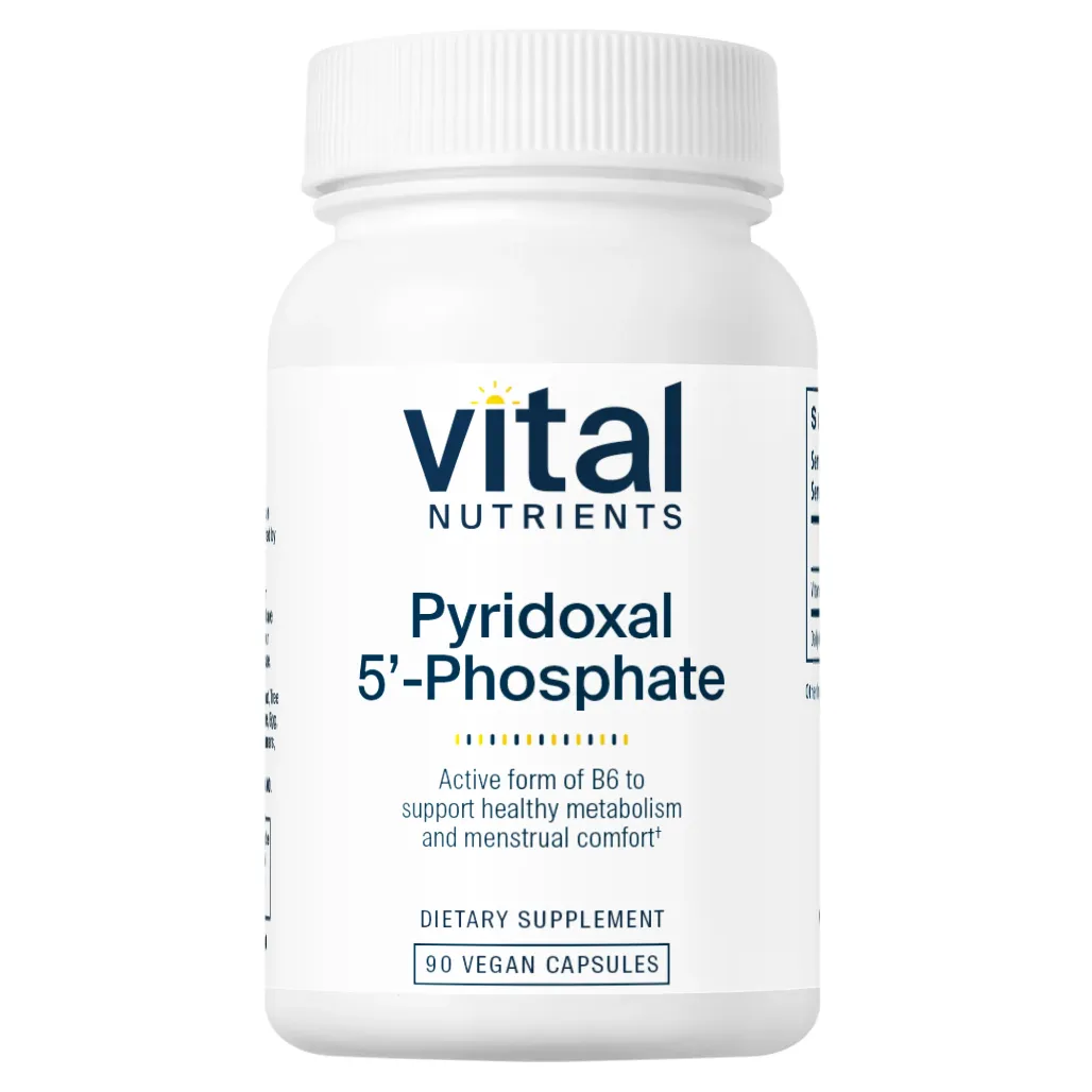 Vital Nutrients Pyridoxal 5 Phosphate 50mg - Supports Healthy Nerve Function and Musculoskeletal Function