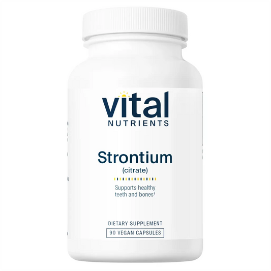 Vital Nutrients Strontium (Citrate) 227mg - Promotes Replication of Preosteoblastic Cells