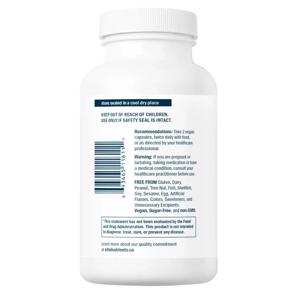 Taurine 1000mg by Vital Nutrients at Nutriessential.com