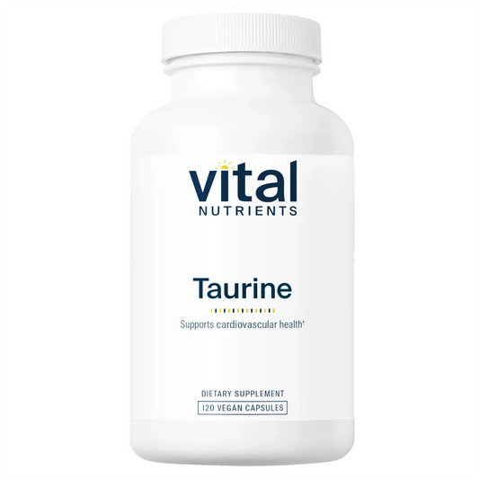 Taurine 1000mg by Vital Nutrients at Nutriessential.com