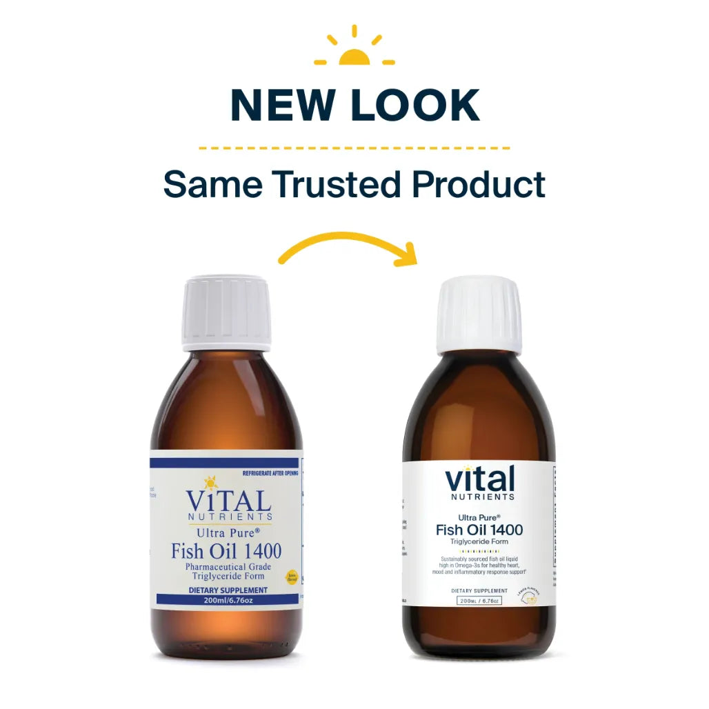 same trusted product Vital Nutrients Ultra Pure Fish Oil 1400 - Helps Maintain Platelet Aggregation Levels