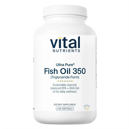 Vital Nutrients Ultra Pure Fish Oil 350 - Supports Soft Tissue and Connective Tissue