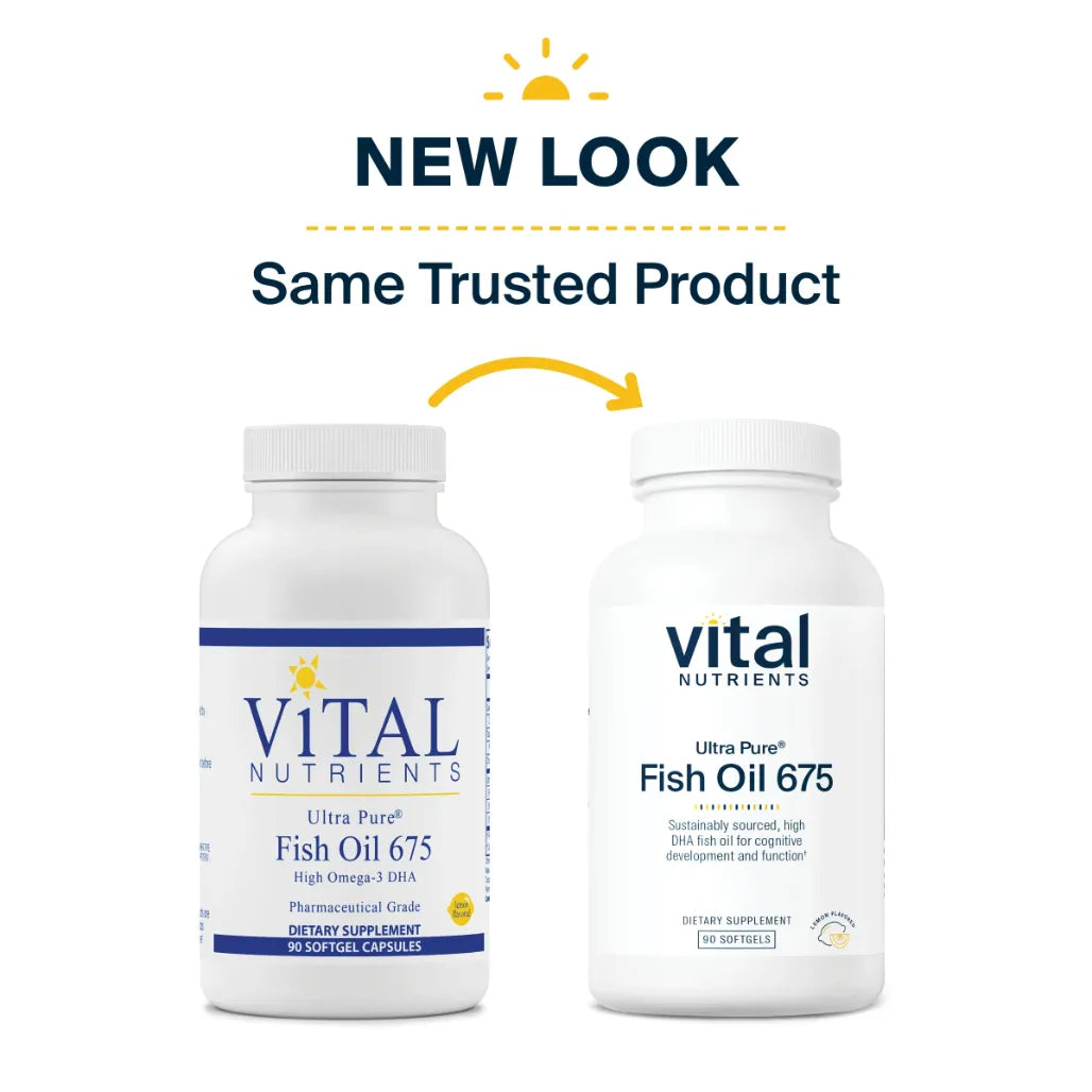 same trusted product Vital Nutrients Ultra Pure Fish Oil 675 - Helps Support Inflammatory Balance and Assists in Healthy Aging