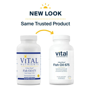 same trusted product Vital Nutrients Ultra Pure Fish Oil 675 - Helps Support Inflammatory Balance and Assists in Healthy Aging