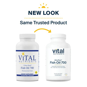 Vital Nutrients Ultra Pure Fish Oil 700 - New Bottle