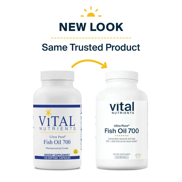 Vital Nutrients Ultra Pure Fish Oil 700 - New Bottle