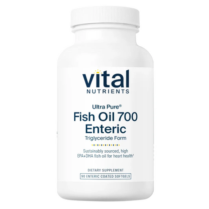 Vital Nutrients Ultra Pure Fish Oil 700 Enteric - Supports Soft Tissue and Connective Tissue