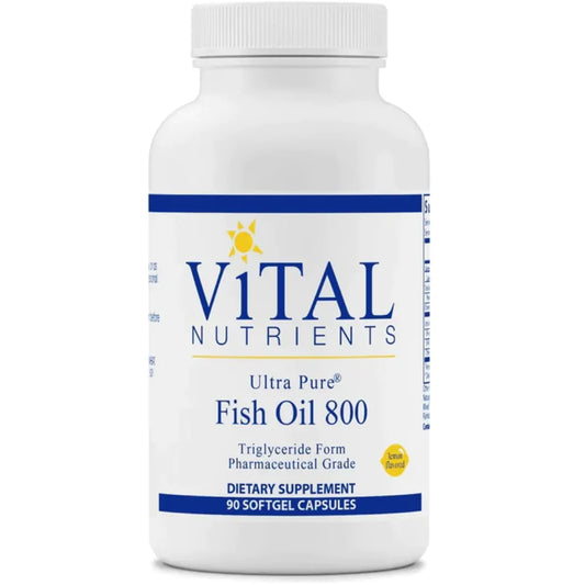 Vital Nutrients Ultra Pure Fish Oil 800 - High Concentration of EPA & DHA