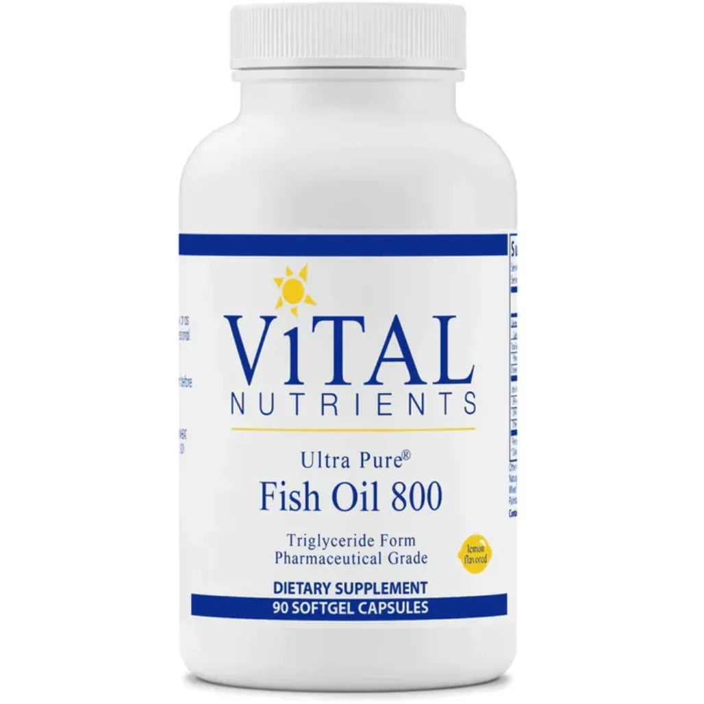 Vital Nutrients Ultra Pure Fish Oil 800 - High Concentration of EPA & DHA