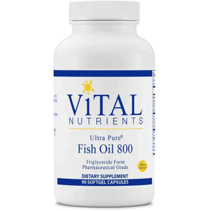 Vital Nutrients Ultra Pure Fish Oil 800 - High Concentration of EPA & DHA