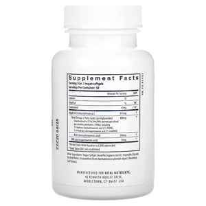 Vital Nutrients Vegan Omega SPM+ - Support Activated Immune System Responses