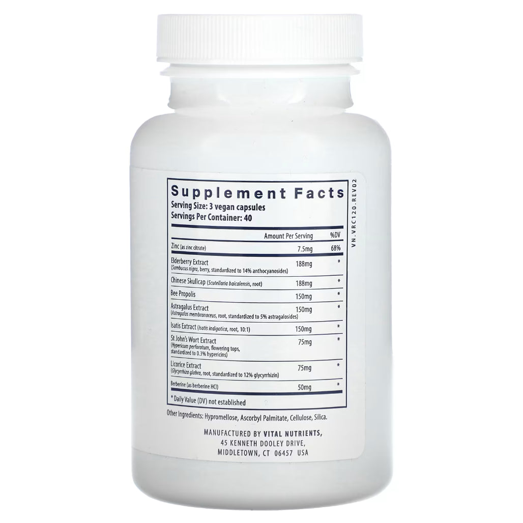 Vital Nutrients ViraCon - Maintains Normal Respiratory Function