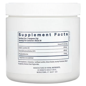 Vital Nutrients Vital Brain Powder - Helps Alleviate Cognitive Difficulties Associated With Healthy Aging