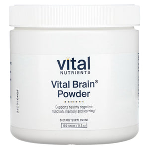 Vital Nutrients Vital Brain Powder - Helps Alleviate Cognitive Difficulties Associated With Healthy Aging