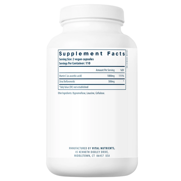 Vital Nutrients Vitamin C with Bioflavonoids - Promotes Vein and Capillary Health