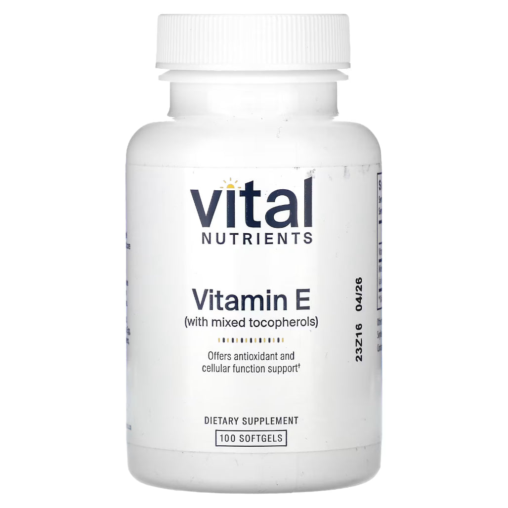 Vital Nutrients Vitamin E 400 - Potent Antioxidant Helps Protect Against Free Radicals