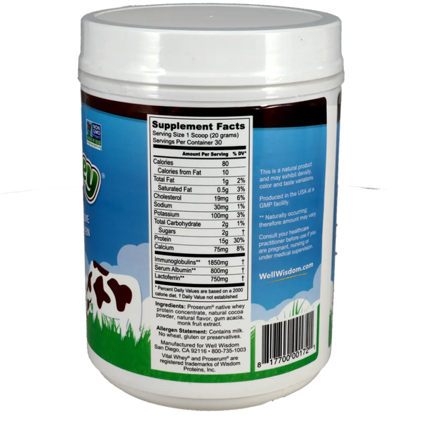 Vital Whey, Cocoa Grass-Fed Whey Protein