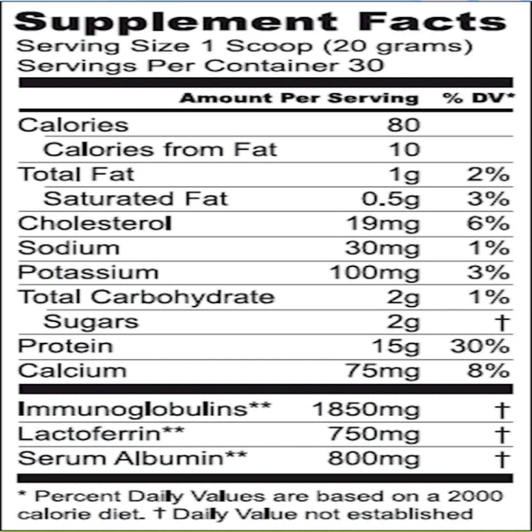 Vital Whey®, Vanilla Grass Fed Whey Protein