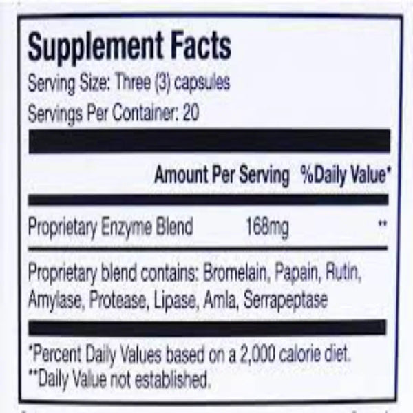 Vitalzym Enzymes ES World Nutrition