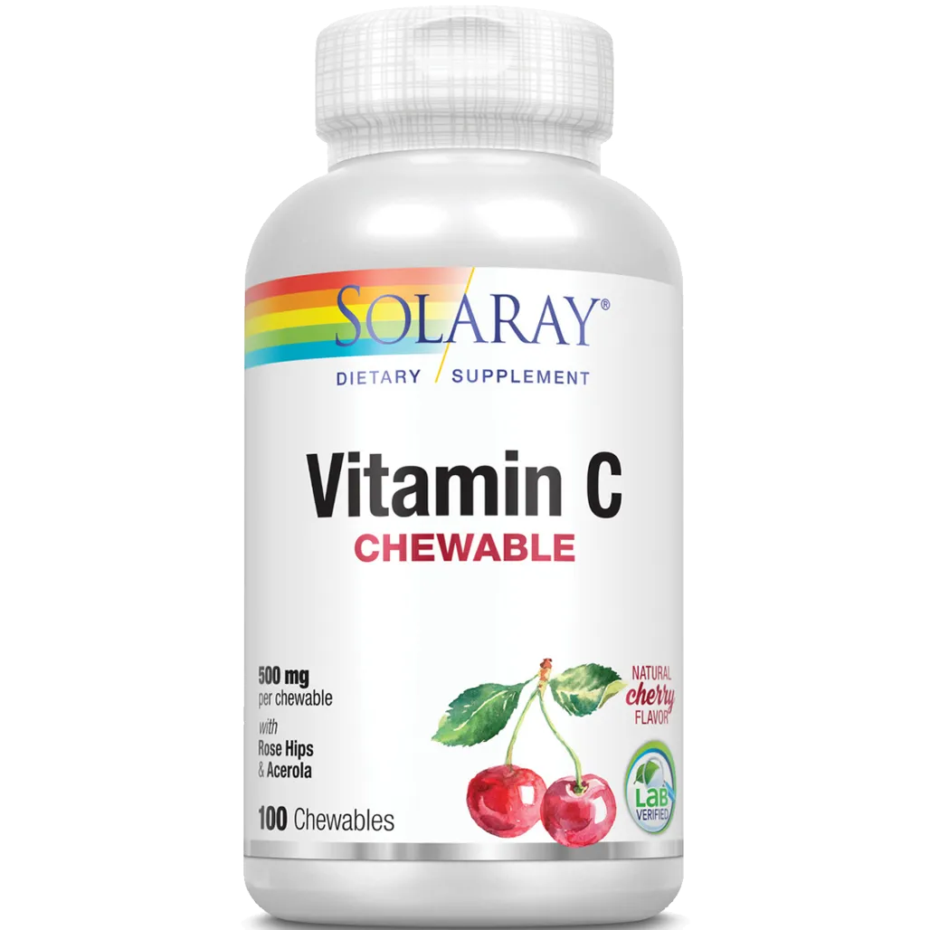 Vitamin C Chewable 500 mg Solaray