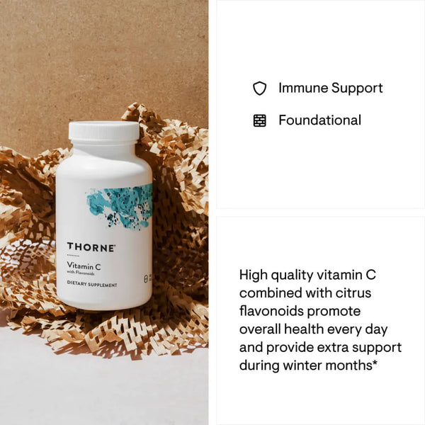 Thorne Vitamin C with Flavonoids - Immune Support