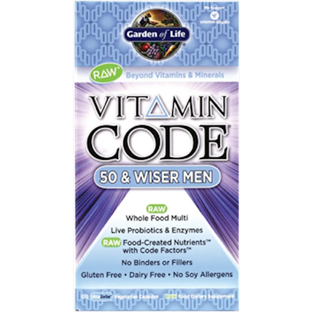 Vitamin Code 50 & Wiser Men Garden of life