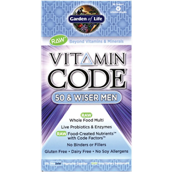 Vitamin Code 50 & Wiser Men Garden of life