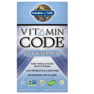 Vitamin Code 50 & Wiser Men's Multi Garden of life