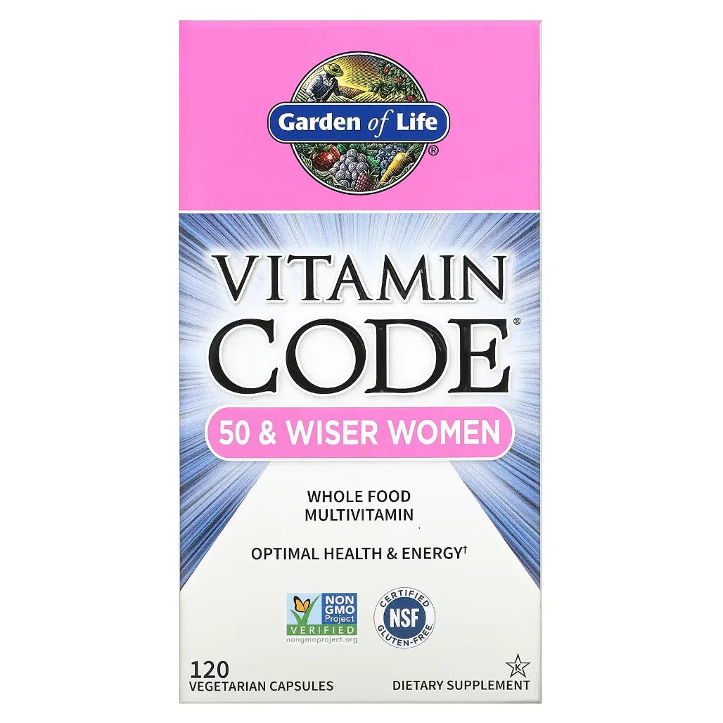 Vitamin Code 50 & Wiser Women Garden of life