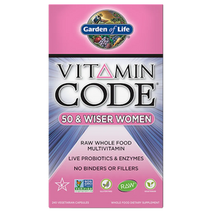 Vitamin Code 50 & Wiser Women's Multi Garden of life