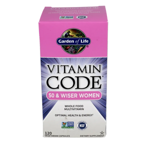 Vitamin Code 50 & Wiser Women's Multi Garden of life