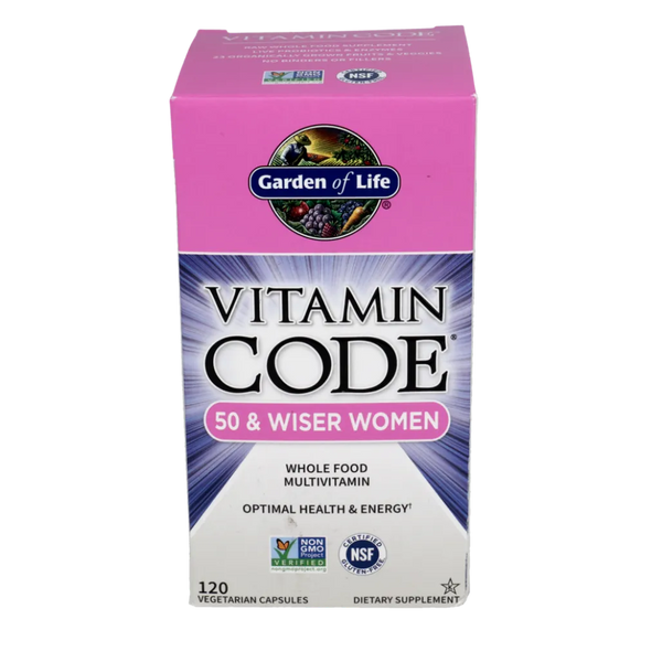 Vitamin Code 50 & Wiser Women's Multi Garden of life