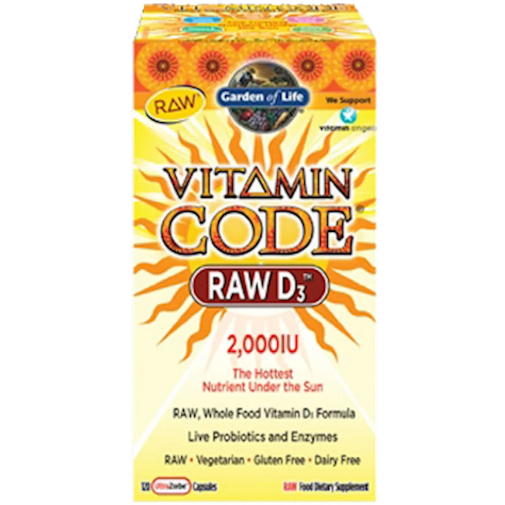 Vitamin Code RAW D3 2000 IU Garden of life
