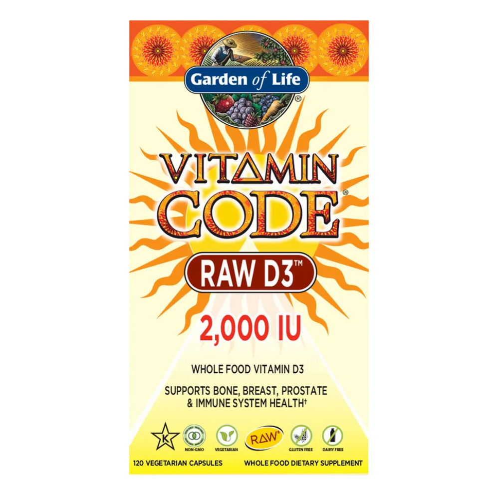 Vitamin Code RAW D3 2000 IU Garden of life