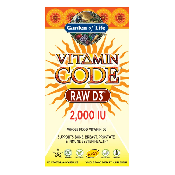 Vitamin Code RAW D3 2000 IU Garden of life