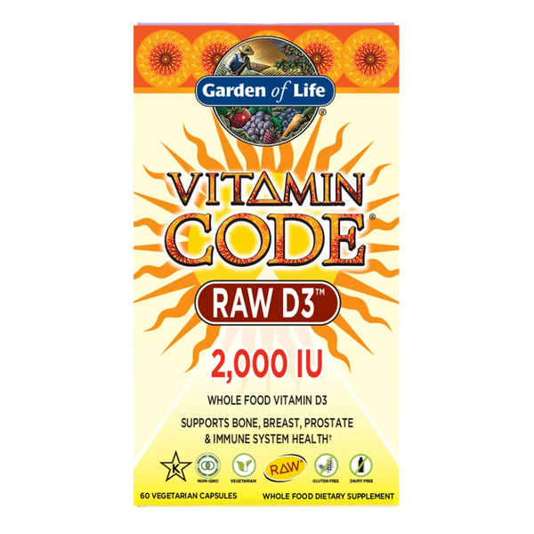 Vitamin Code RAW D3 2000 IU Garden of life