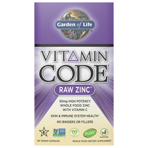 Vitamin Code® RAW Zinc 60 vcaps Garden of life