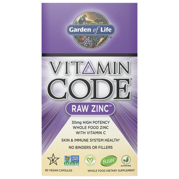 Vitamin Code® RAW Zinc 60 vcaps Garden of life