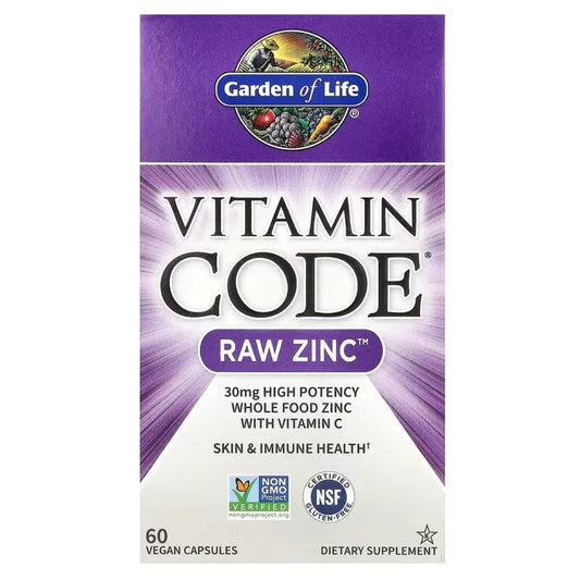 Vitamin Code® RAW Zinc 60 vcaps Garden of life