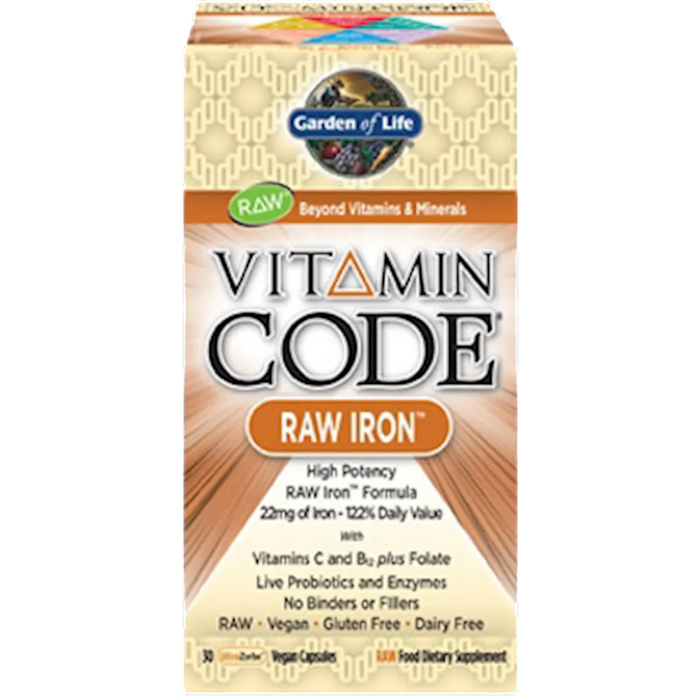 Vitamin Code Raw Iron Garden of life