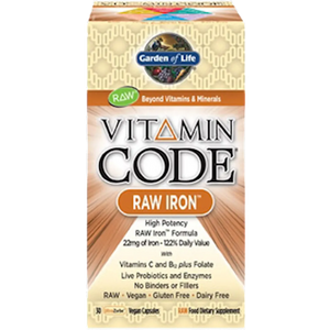 Vitamin Code Raw Iron Garden of life