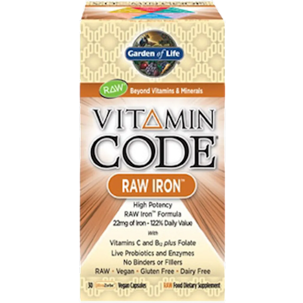 Vitamin Code Raw Iron Garden of life