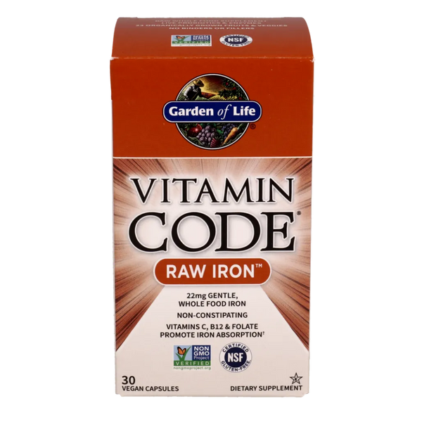 Vitamin Code Raw Iron Garden of life
