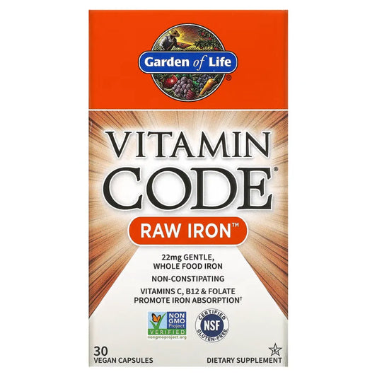 Vitamin Code Raw Iron Garden of life