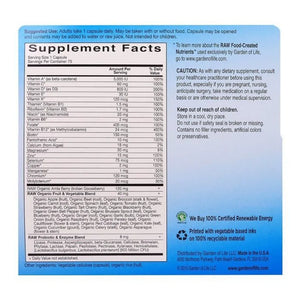 Vitamin Code Raw One for Men Garden of life