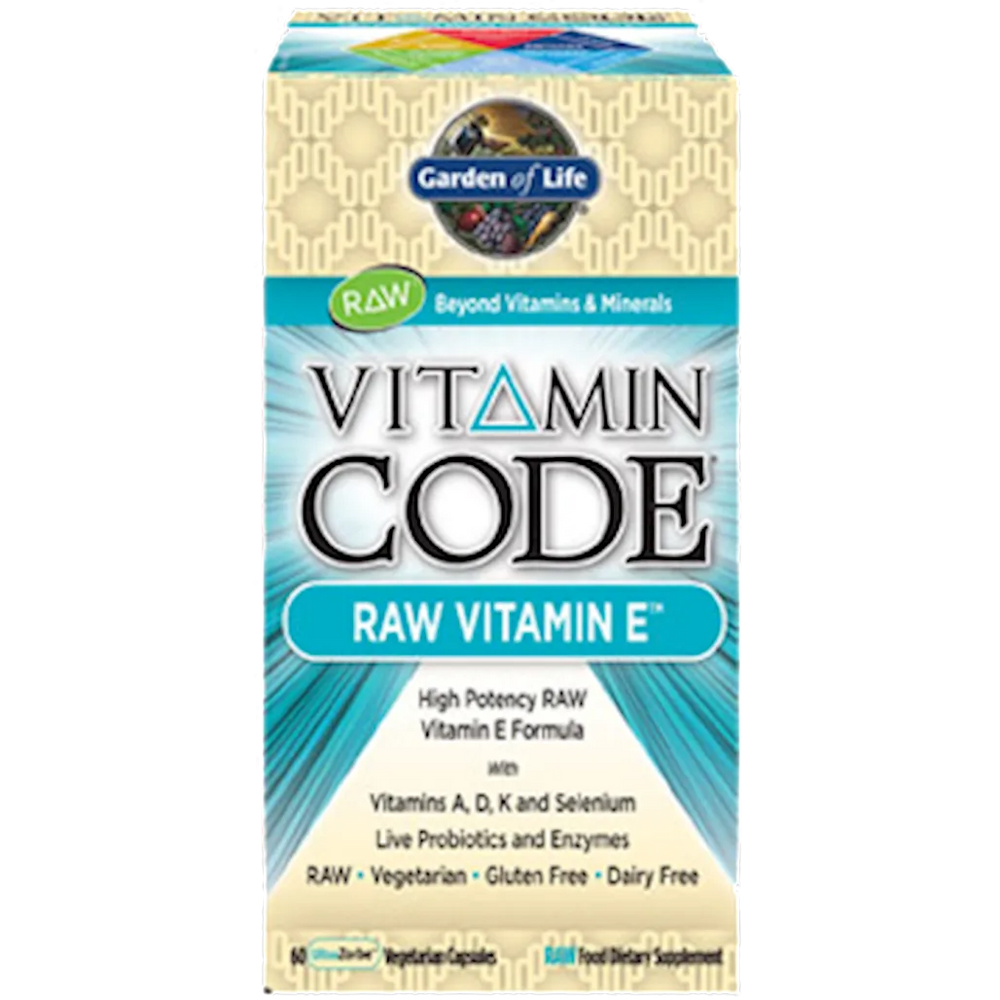 Vitamin Code Raw Vitamin E Garden of life