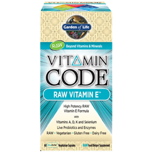Vitamin Code Raw Vitamin E Garden of life