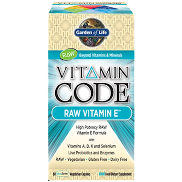 Vitamin Code Raw Vitamin E Garden of life